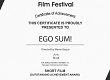 EGO SUM! - O Short Film Mais Premiado.